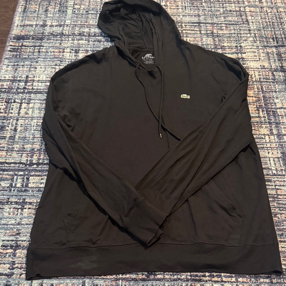 Lacoste Men's Classic Black Hoodie